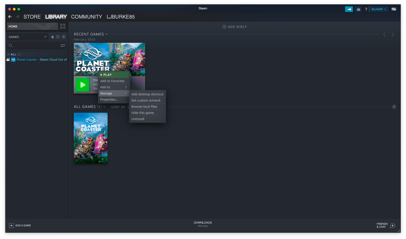 how to uninstall steam from mac